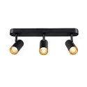 SLV Væg- og Loftlampe NOBLO® TRIPLE PHASE 3-flammer, cylindrisk, kardanisk drejning IP20, sort dæmpbar
