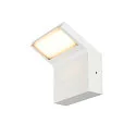 Udendørs wall luminaire ORDI II firkantet IP65, hvid, lakeret dæmpbar
