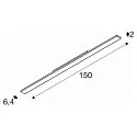 3-phase spot SIGHT EASY 41-66W DALI rigid, DALI controllable, asymmetrical, multipower IP20, white dimmable