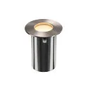 Gulvindbygningslampe TRAIL-LITE® 60 rund, sæt med 1 IP67, aluminium, rustfrit stål 