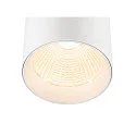 SLV 3-phase luminaire TRACKSPOT C 17 36° adjustable, switchable IP20, white, lacquered 