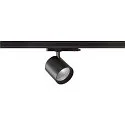 SLV 3-faset lampe TRACKSPOT C 29 50° justerbar, omskiftelig IP20, sort, lakeret 