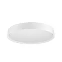 SLV Loftlampe DECONA 42 CL rund, med sensor, egnet til VDU-arbejdsstationer IP44, hvid, lakeret 