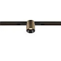 Skinne spot FIXT-IT! rund, indbygget version, egnet til VDU-arbejdsstationer IP20, bronze, sort, lakeret dæmpbar