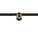 Skinne spot FIXT-IT! rund, indbygget version, egnet til VDU-arbejdsstationer IP20, bronze, sort, lakeret dæmpbar