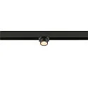 SLV track spot FIXT-IT! round, surface-mounted version, suitable for VDU workstation IP20, bronze, black, lacquered dimmable