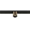 Skinne spot FIXT-IT! rund, overflademonteret version, egnet til VDU-arbejdsstationer IP20, bronze, sort, lakeret dæmpbar