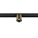 SLV Skinne spot FIXT-IT! rund, overflademonteret version, egnet til VDU-arbejdsstationer IP20, bronze, sort, lakeret dæmpbar