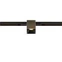 Skinne spot FIXT-IT! rund, indbygget version, egnet til VDU-arbejdsstationer IP20, bronze, sort, lakeret dæmpbar