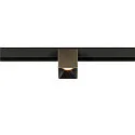 Skinne spot FIXT-IT! rund, overflademonteret version, egnet til VDU-arbejdsstationer IP20, bronze, sort, lakeret dæmpbar