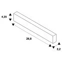 SLV LED driver INTRACK 48V SYSTEM, hvid