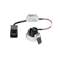 Indbygnings loftlampe NEW TRIA® 45 rund, egnet til VDU-arbejdsstationer IP20, hvid, lakeret 
