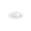 Indbygnings loftlampe NEW TRIA® 45 rund, egnet til VDU-arbejdsstationer IP20, hvid, lakeret 