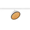 Skinne spot GRIP! FLAT rund IP20, guld, sort, lakeret dæmpbar