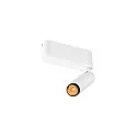 Loftlampe GRIP!S SINGLE egnet til VDU-arbejdsstationer IP20, sort, hvid, lakeret dæmpbar