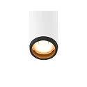 Loftlampe GRIP!S SINGLE egnet til VDU-arbejdsstationer IP20, sort, hvid, lakeret dæmpbar