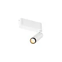 Loftlampe GRIP!S SINGLE egnet til VDU-arbejdsstationer IP20, sort, hvid, lakeret dæmpbar