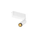 Loftlampe GRIP!S SINGLE egnet til VDU-arbejdsstationer IP20, sort, hvid, lakeret dæmpbar