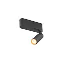 SLV Loftlampe GRIP!S SINGLE egnet til VDU-arbejdsstationer IP20, guld, sort, lakeret dæmpbar