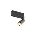 SLV Loftlampe GRIP!S SINGLE egnet til VDU-arbejdsstationer IP20, bronze, sort, lakeret dæmpbar