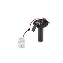 SLV Indbygnings loftlampe GRIP!S cylindrisk, egnet til VDU-arbejdsstationer IP20, guld, sort, lakeret dæmpbar