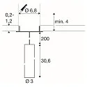 SLV Pendel GRIP!S egnet til VDU-arbejdsstationer IP20, bronze, sort dæmpbar