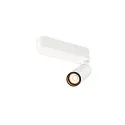Loftlampe GRIP!M SINGLE IP20, sort, hvid, lakeret dæmpbar