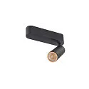 SLV Loftlampe GRIP!M SINGLE IP20, guld, sort, lakeret dæmpbar