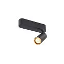 Loftlampe GRIP!M SINGLE IP20, guld, sort, lakeret dæmpbar