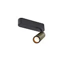 SLV Loftlampe GRIP!M SINGLE IP20, bronze, sort, lakeret dæmpbar