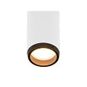 SLV Indbygnings loftlampe GRIP!M cylindrisk IP20, sort, hvid, lakeret dæmpbar