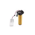 SLV Indbygnings loftlampe GRIP!M cylindrisk IP20, guld, sort, lakeret dæmpbar