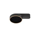 Loftlampe GRIP! FLAT IP20, guld, sort, lakeret dæmpbar