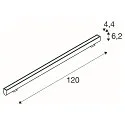 SLV Udendørs wall luminaire GALEN PRO 120 IP65, antracit, lakeret dæmpbar