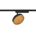SLV 1-faset spot GRIP! FLAT CCT Switch, kardanisk drejning IP20, guld, sort dæmpbar