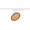 SLV 1-faset spot GRIP! FLAT CCT Switch, kardanisk drejning IP20, sort, hvid dæmpbar