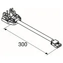 SLV stik tilslutning RETRO CON 3P006 3-polet, hvid