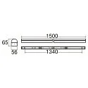SLV light bar BATTEN P 1500 72 ON-OFF CCT Switch, switchable, multipower IP20