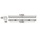 SLV Lysstrimmel BATTEN P 1200 52 DALI DALI styrbar, CCT Switch, multipower IP20