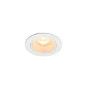Indbygnings loftlampe NUMINOS® XS rund, egnet til VDU-arbejdsstationer IP20, hvid, lakeret dæmpbar
