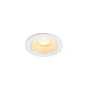 Indbygnings loftlampe NUMINOS® XS rund, egnet til VDU-arbejdsstationer IP20, hvid, lakeret dæmpbar