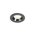ceiling recessed luminaire NUMINOS® XS suitable for VDU workstation IP20, black dimmable