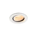 Indbygnings loftlampe NUMINOS® MOVE XS rund, egnet til VDU-arbejdsstationer IP20, hvid, lakeret dæmpbar