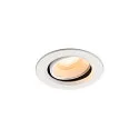 Indbygnings loftlampe NUMINOS® MOVE XS rund, egnet til VDU-arbejdsstationer IP20, hvid, lakeret dæmpbar