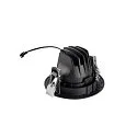 SLV ceiling recessed luminaire NUMINOS® MOVE XS round, suitable for VDU workstation IP20, black, white, lacquered dimmable