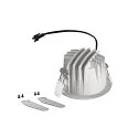 SLV Indbygnings loftlampe NUMINOS® S rund, egnet til VDU-arbejdsstationer IP20, hvid, lakeret dæmpbar
