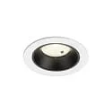 Indbygnings loftlampe NUMINOS® S egnet til VDU-arbejdsstationer IP20, sort, hvid dæmpbar