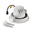 SLV Indbygnings loftlampe NUMINOS® MOVE S rund, egnet til VDU-arbejdsstationer IP20, hvid, lakeret dæmpbar