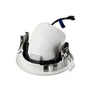 SLV Indbygnings loftlampe NUMINOS® GIMBLE M egnet til VDU-arbejdsstationer IP20, hvid, lakeret dæmpbar