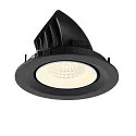 SLV Indbygnings loftlampe NUMINOS® GIMBLE M egnet til VDU-arbejdsstationer IP20, sort, hvid, lakeret dæmpbar